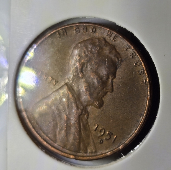 1951 D Wheat Penny Error (Letter L In Liberty Is On Rim) - Picture 4 of 5